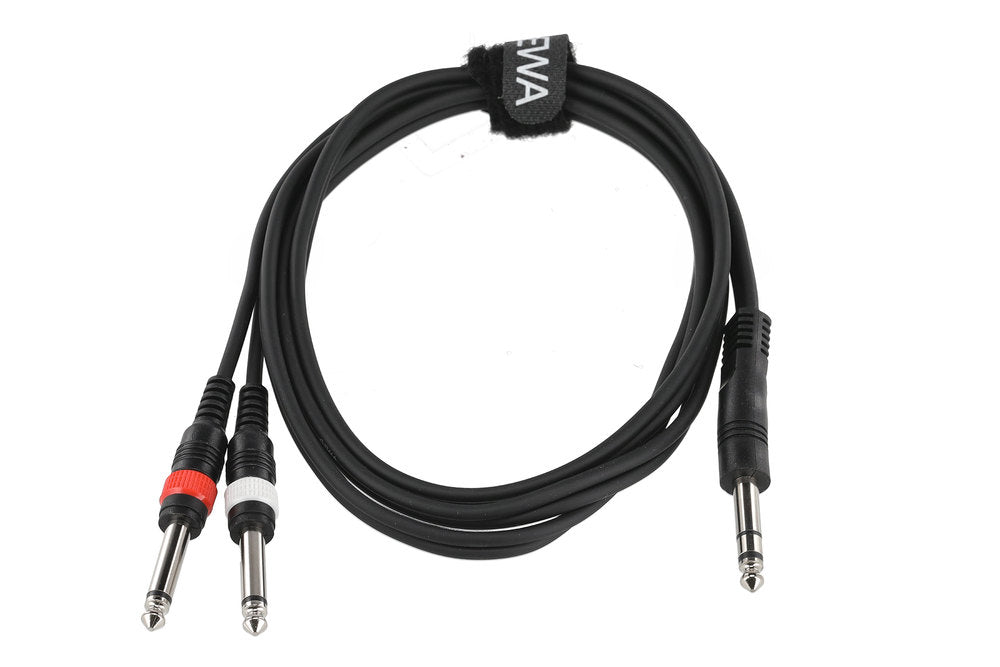 GEWA Basic Line cavo a Y 1,5 m, jack stereo a 2 x jack mono