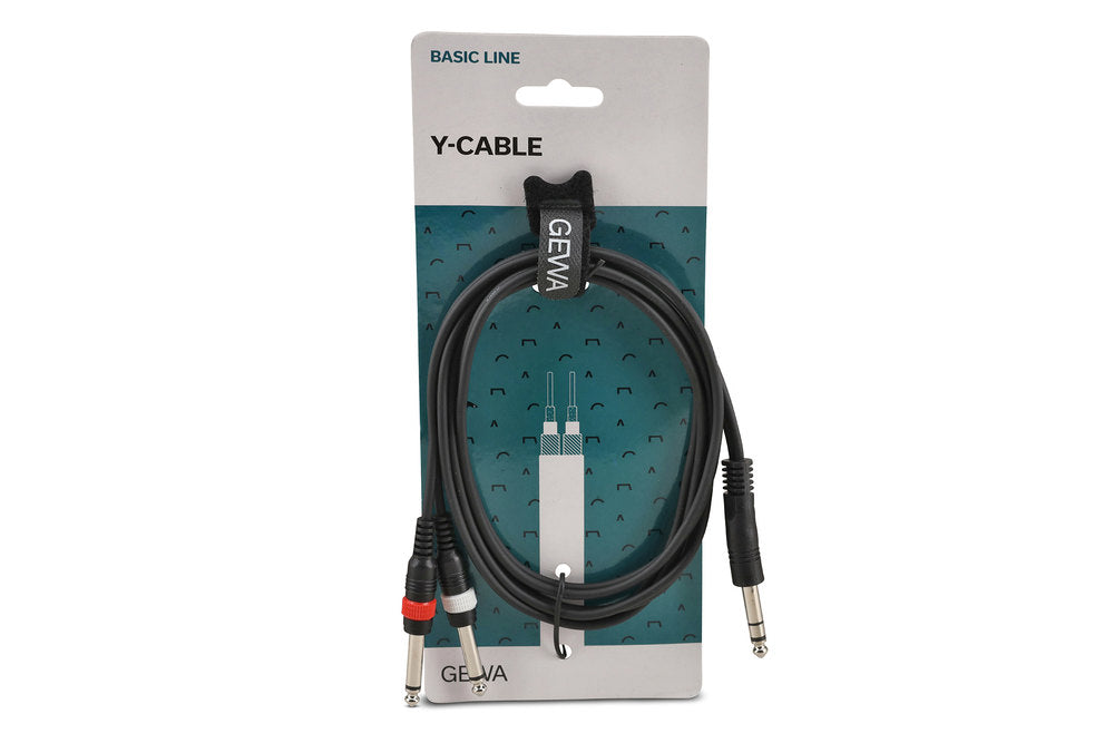 GEWA Basic Line cavo a Y 1,5 m, jack stereo a 2 x jack mono