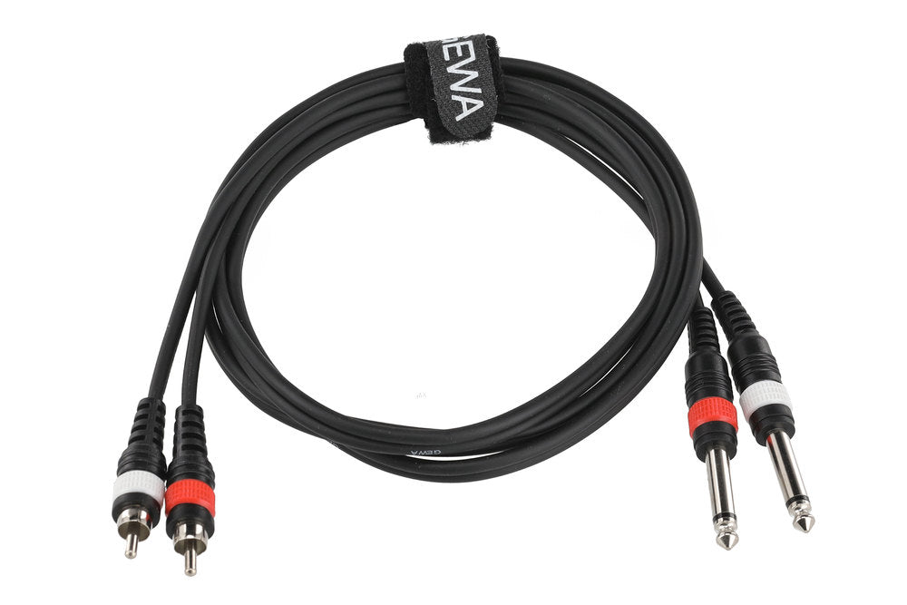 GEWA Basic Line cavo doppio 1,5 m, 2 x jack a 2 x cinch