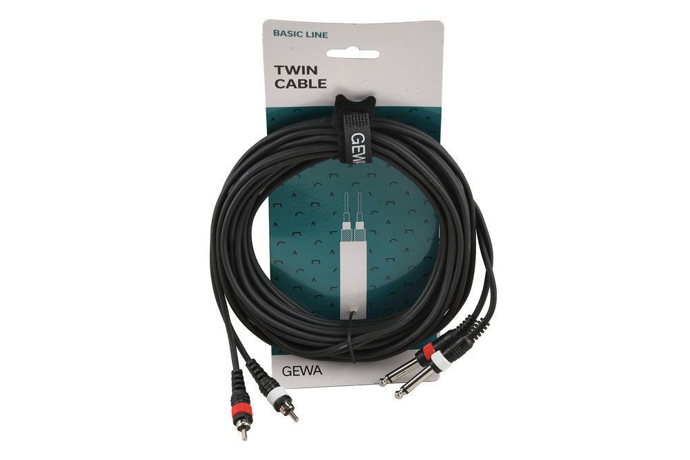 Cavo doppio GEWA Basic Line 6 m, 2 x jack a 2 x cinch