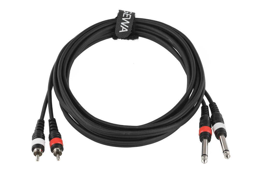 Cavo doppio GEWA Basic Line 6 m, 2 x jack a 2 x cinch