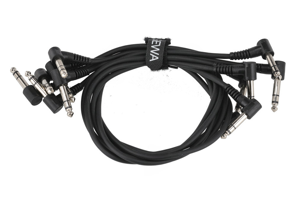 GEWA Basic Line cavo patch 0,6 m, jack stereo angolato, 6 pz.