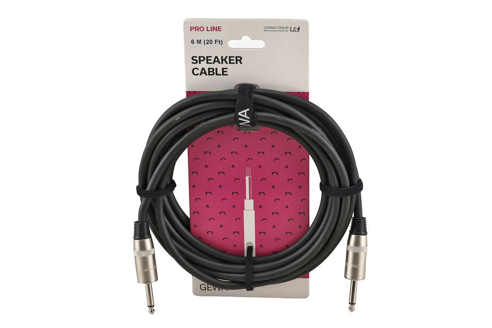 GEWA Pro Line cavo per altoparlante 6 m, jack a jack