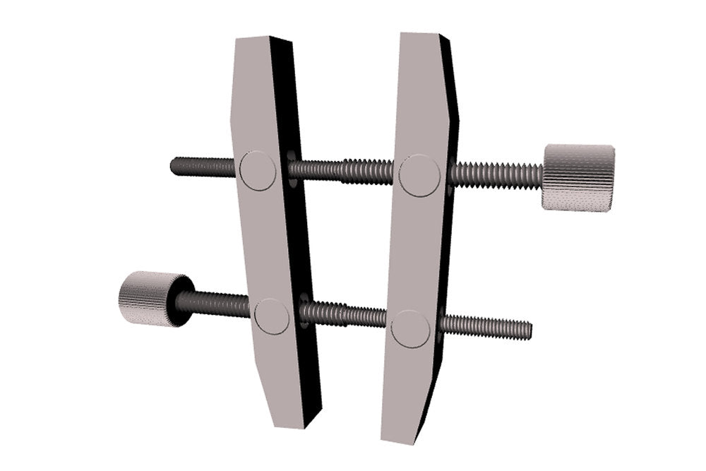 GEWA Mini Parallel morsetto per crepe per tavola armonica del violoncello, 55 mm