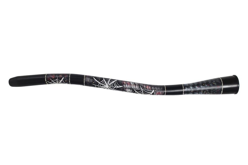 Toca Curved didgeridoo DIDG-CS, curvo, motivo Spider, 50"