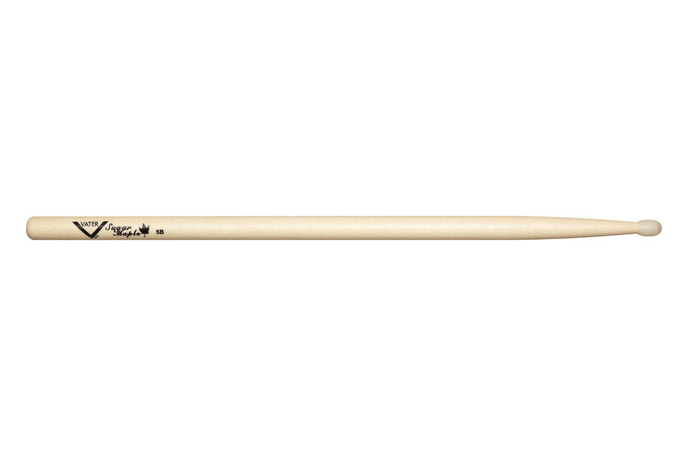 Vater Sugar Maple 5B bacchette per batteria, punta in nylon