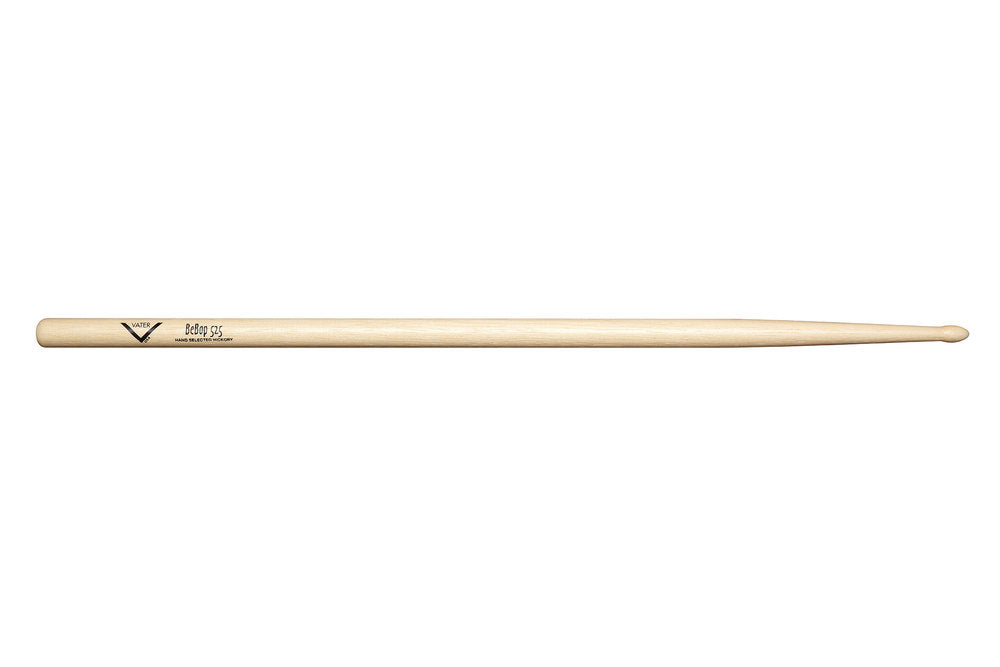 Vater Bebop 525 bacchette per batteria, hickory, punta in legno