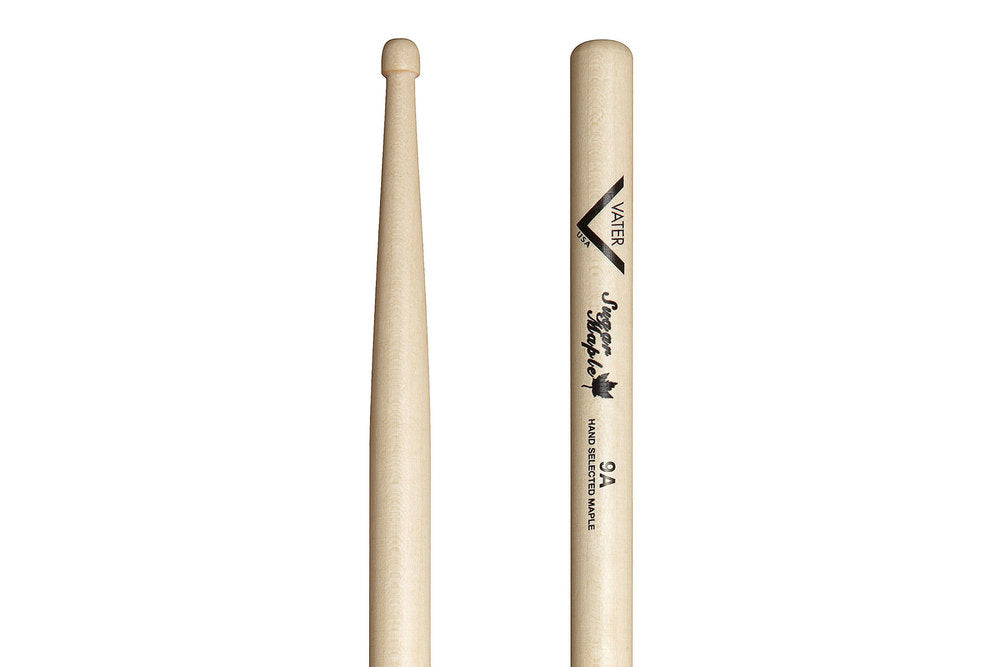 Vater Sugar Maple 9A bacchette per batteria, punta in legno