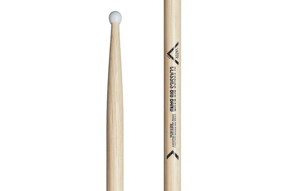 Vater Classics Big Band bacchette per batteria, hickory, punta in nylon