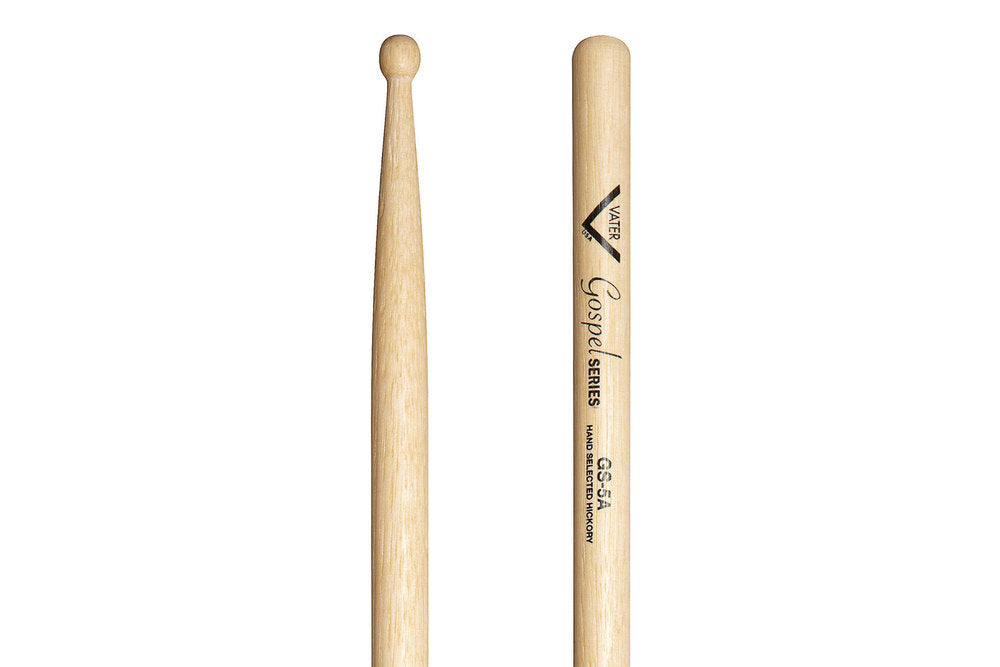 Vater Gospel 5A bacchette per batteria, hickory, punta in legno