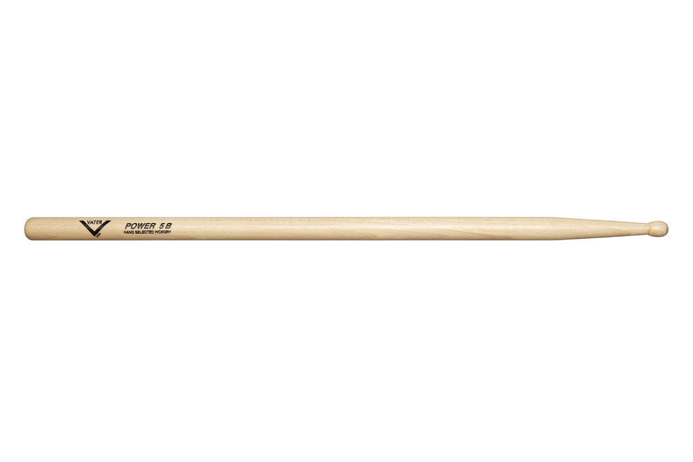 Vater Power 5B bacchette per batteria, hickory, punta in legno