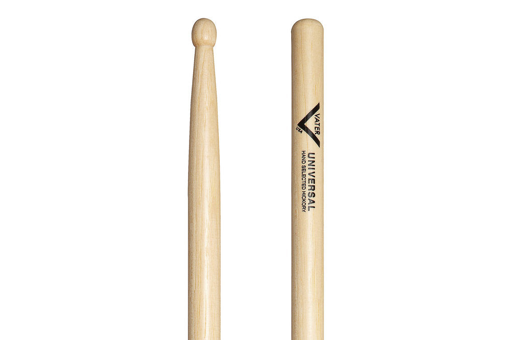 Vater Universal bacchette per batteria, hickory, punta in legno
