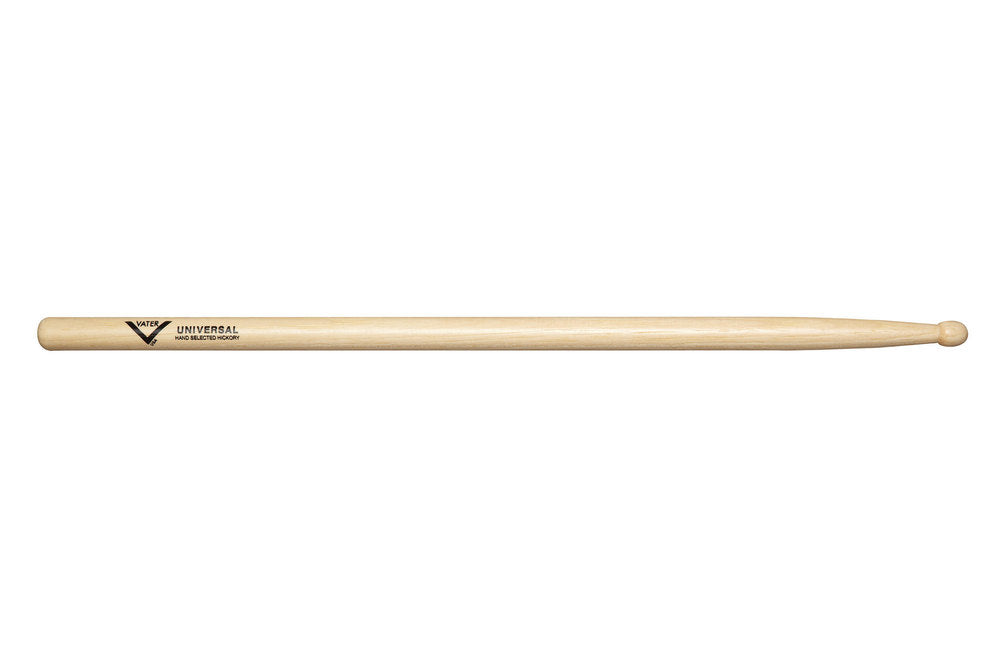 Vater Universal bacchette per batteria, hickory, punta in legno