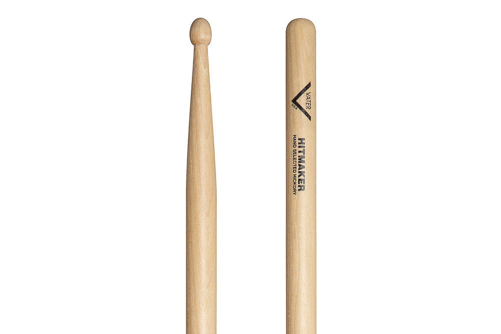 Vater Hitmaker bacchette per batteria, hickory, punta in legno