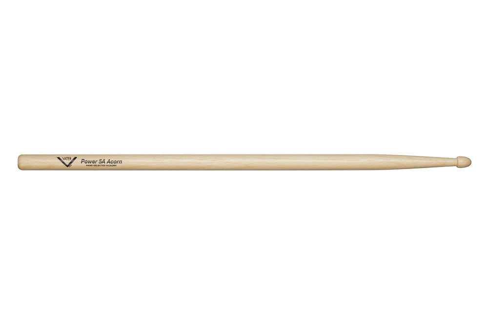 Vater Power 5A Acorn bacchette per batteria, hickory, punta in legno