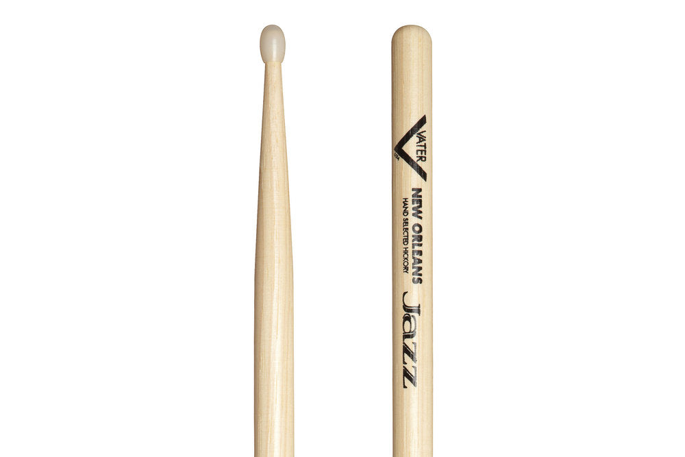 Vater New Orleans Jazz bacchette per batteria, hickory, punta in nylon