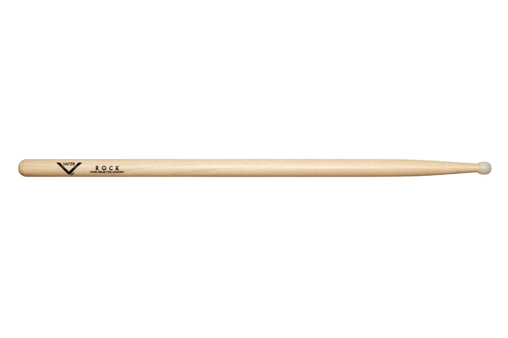 Vater Rock bacchette per batteria, hickory, punta in nylon