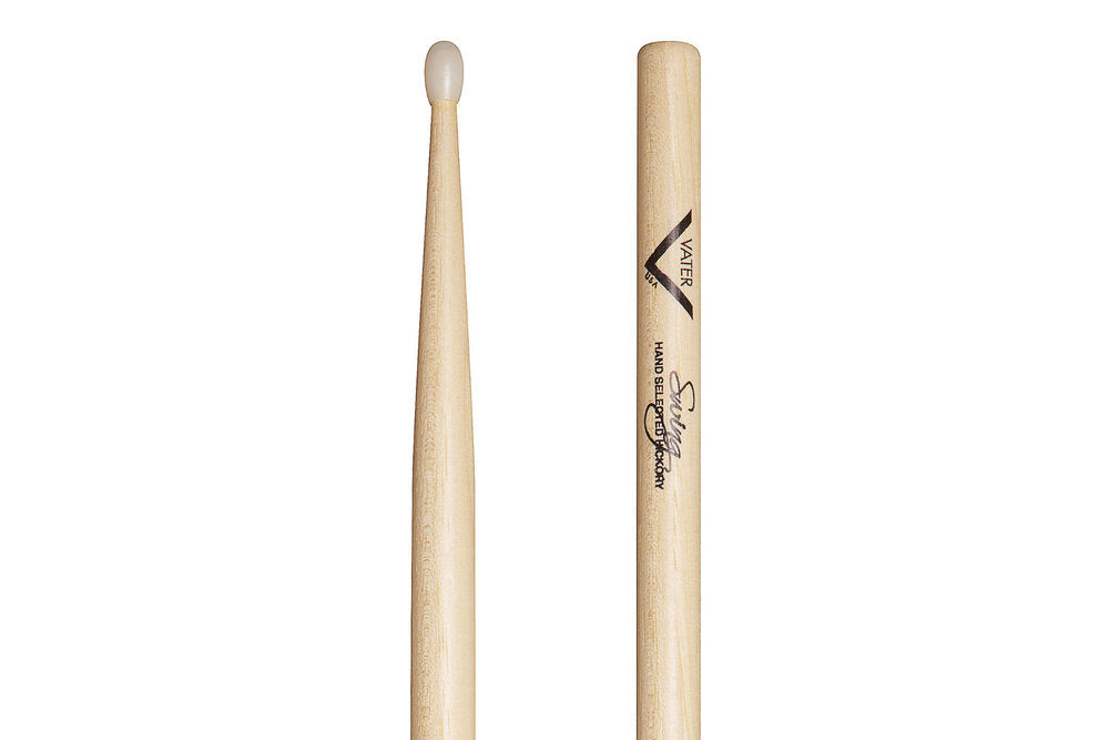 Vater Swing bacchette per batteria, hickory, punta in nylon