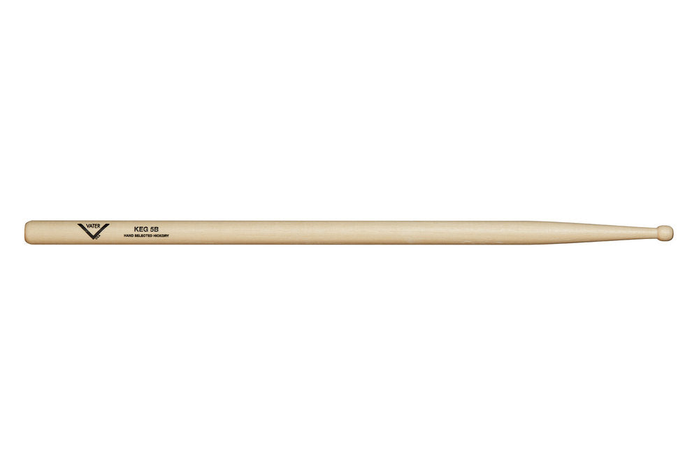 Vater 5B Keg bacchette per batteria, hickory, punta in legno