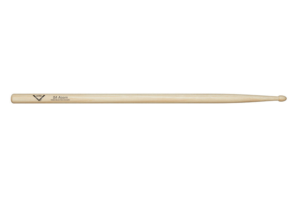Vater 5A Acorn bacchette per batteria, hickory, punta in legno