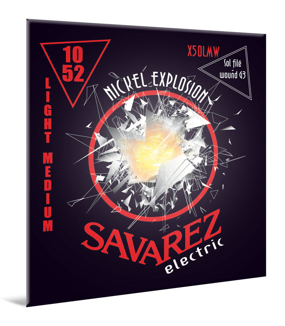 Savarez X50LMW Nickel Explosion con G avvolta, .010 a .052