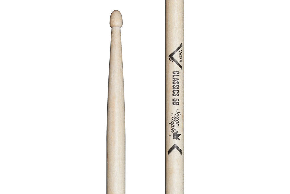 Vater Sugar Maple Classics 5B bacchette per batteria, punta in legno