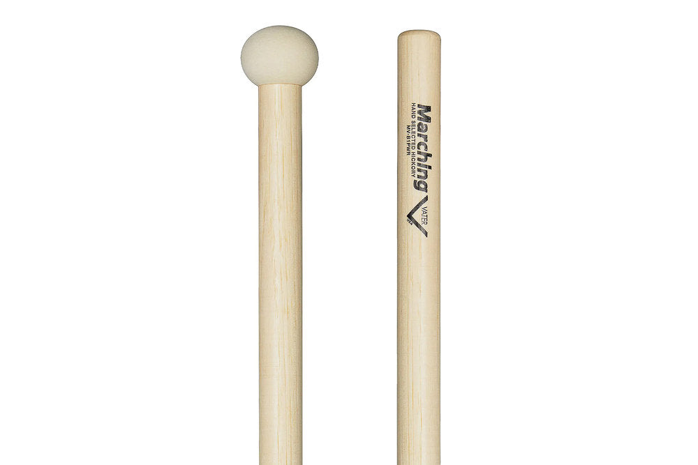 Vater Power Bass Drum Mallet 1, mazza in feltro per batteria da 16 a 18"