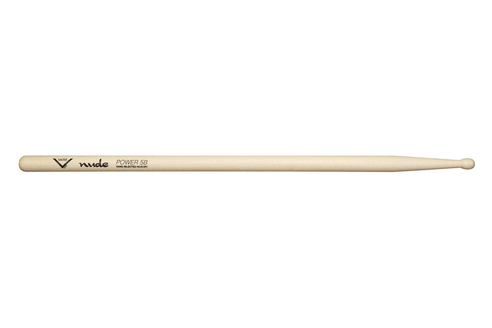Vater Nude Series Power 5B bacchette per batteria, hickory, punta in legno
