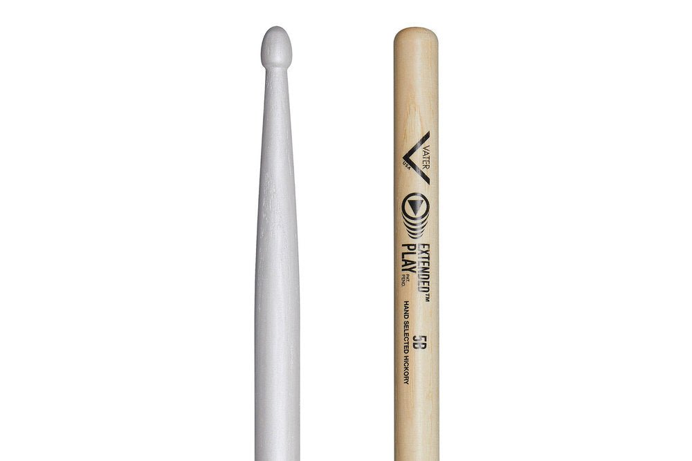 Vater Extended Play 5B bacchette per batteria, hickory, punta in legno