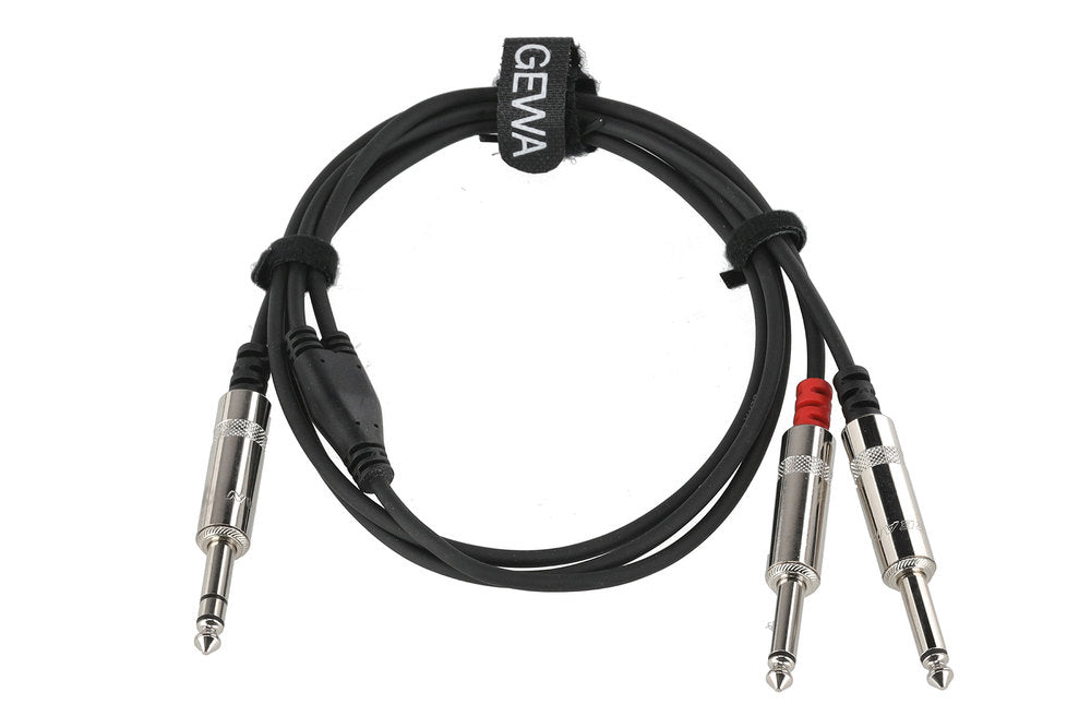 GEWA Pro Line cavo insert 1,5 m, jack stereo a 2 x jack mono