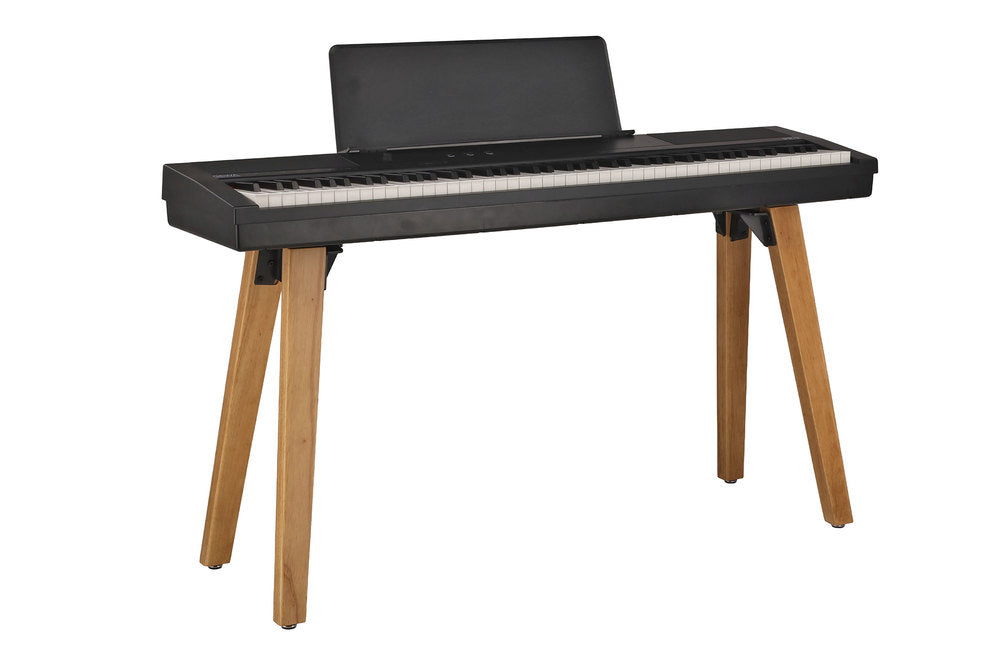 Supporto GEWA per Portable Piano PP-2 e PP-3, gambe in legno nero opaco