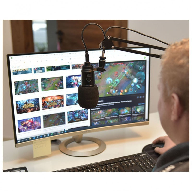 DNA CM USB KIT Kondensator USB Mikrofon med Boom Arm og Popfilter