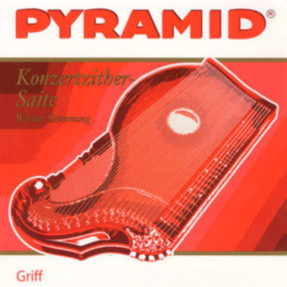 Set di corde da diteggiatura Pyramid 586.100 per cetra con pickup, nichel tondo