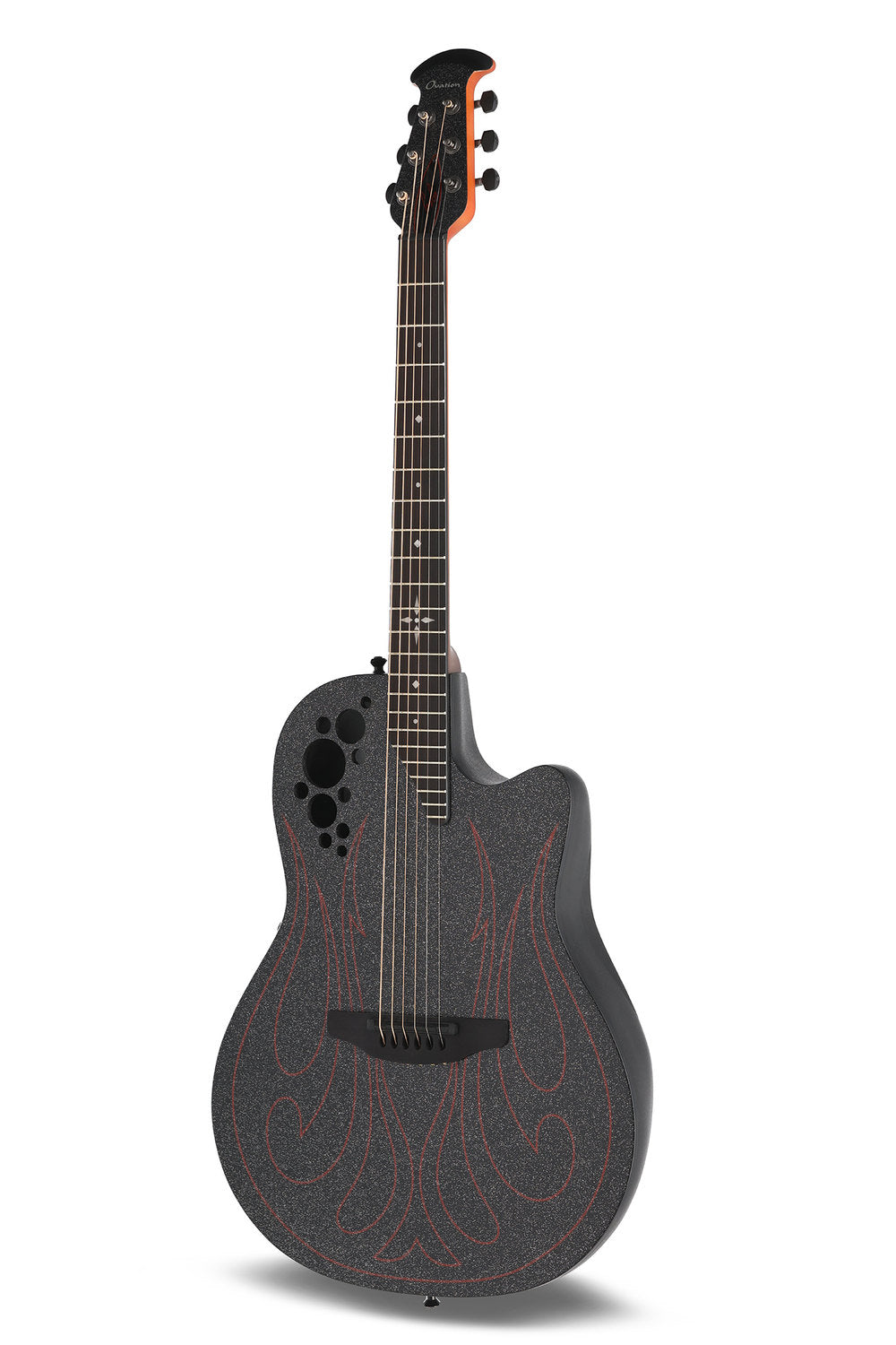 Ovation Elite Gus G. Signature Super Shallow 1868-GUS-G, Black Satinato