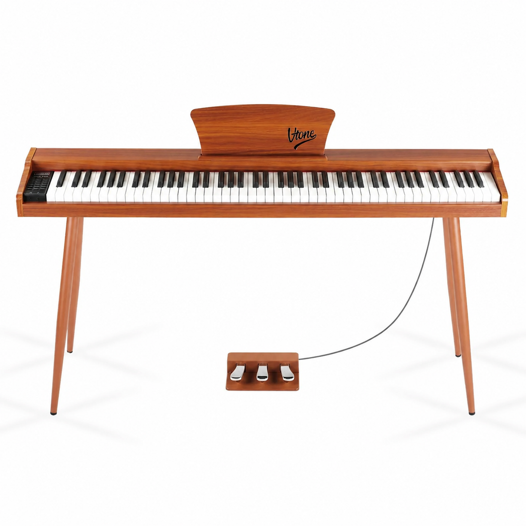 V-TONE BL-130 Pianoforte Elettrico (Legno scuro)