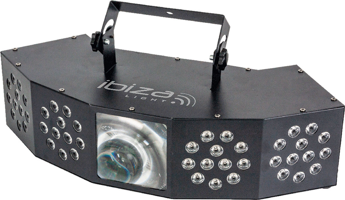 Ibiza Starwash 3-in-1 Luce da discoteca con DMX