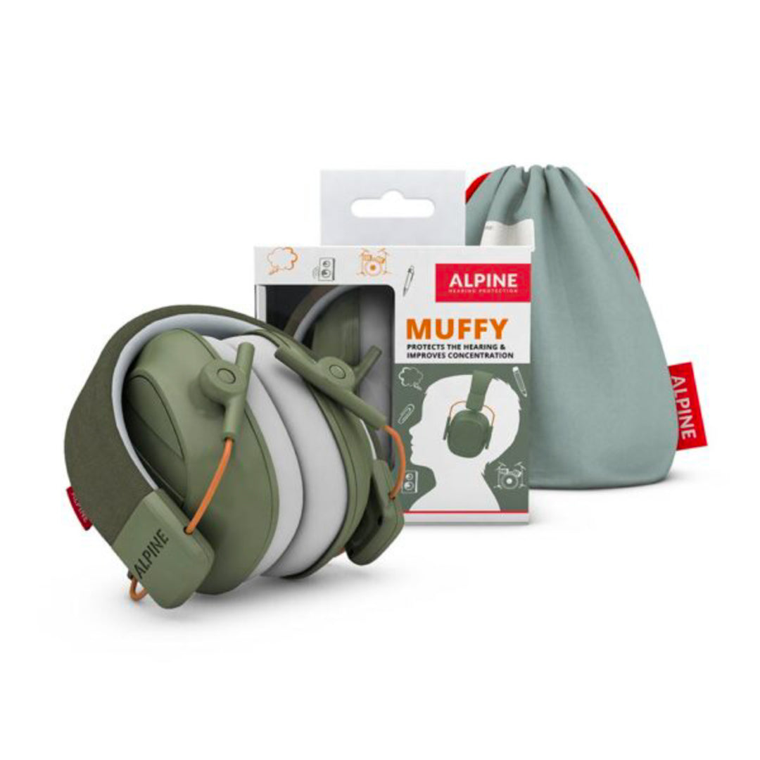 Alpine Muffy Mk2 Cuffie antirumore per bambini (Verde)