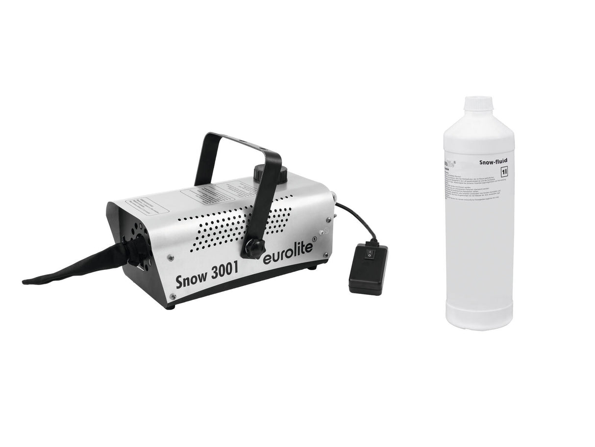 EUROLITE Set Snow 3001 Snow Machine + Snow Fluid 1l