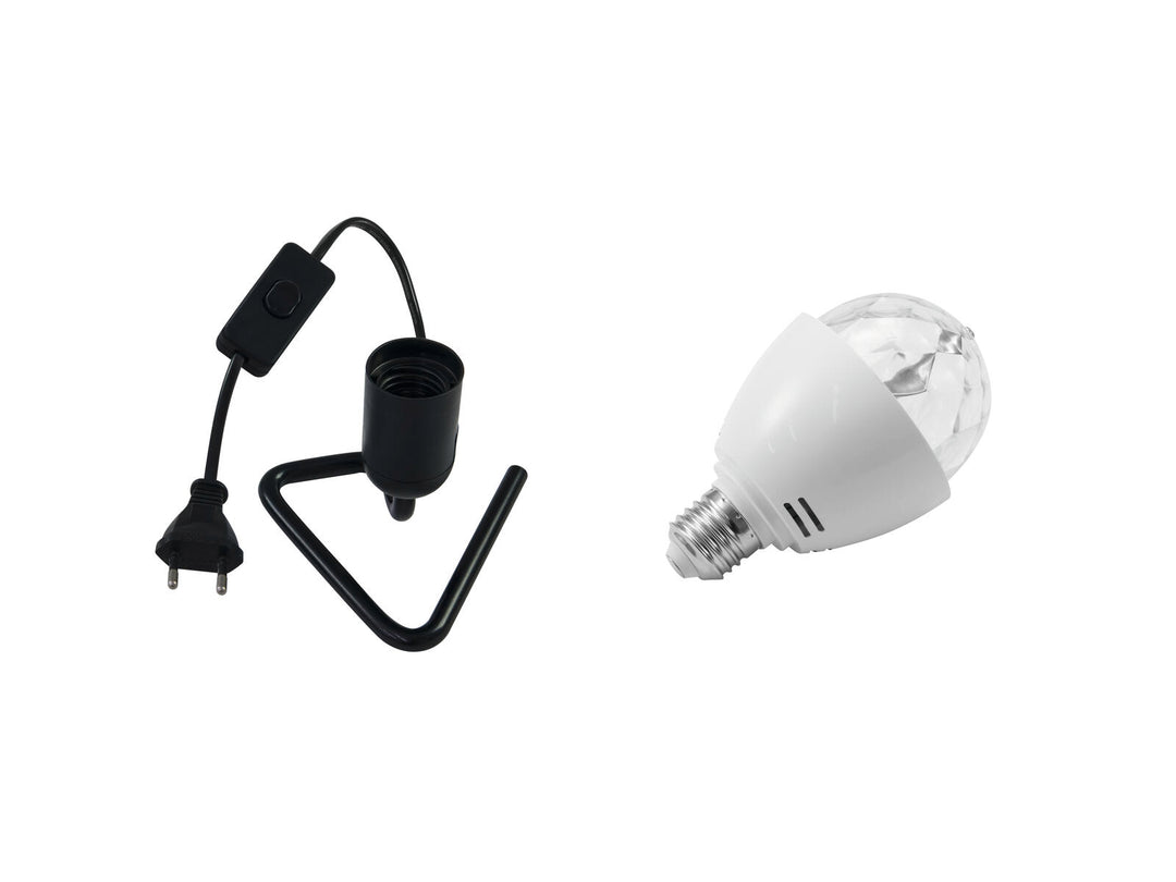 EUROLITE Set LED BC-1 RGB + Base triangolare nera