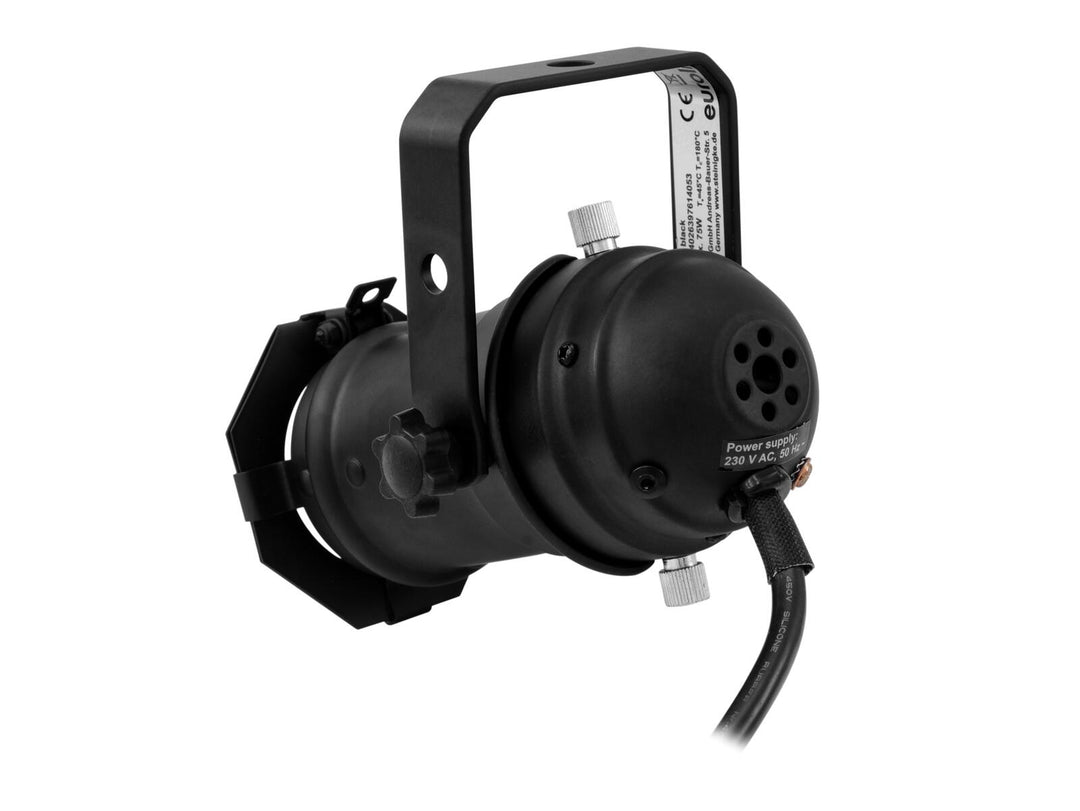EUROLITE Set PAR-16 Spot GU-10 nero + GU-10 230V LED SMD 7W 6400K