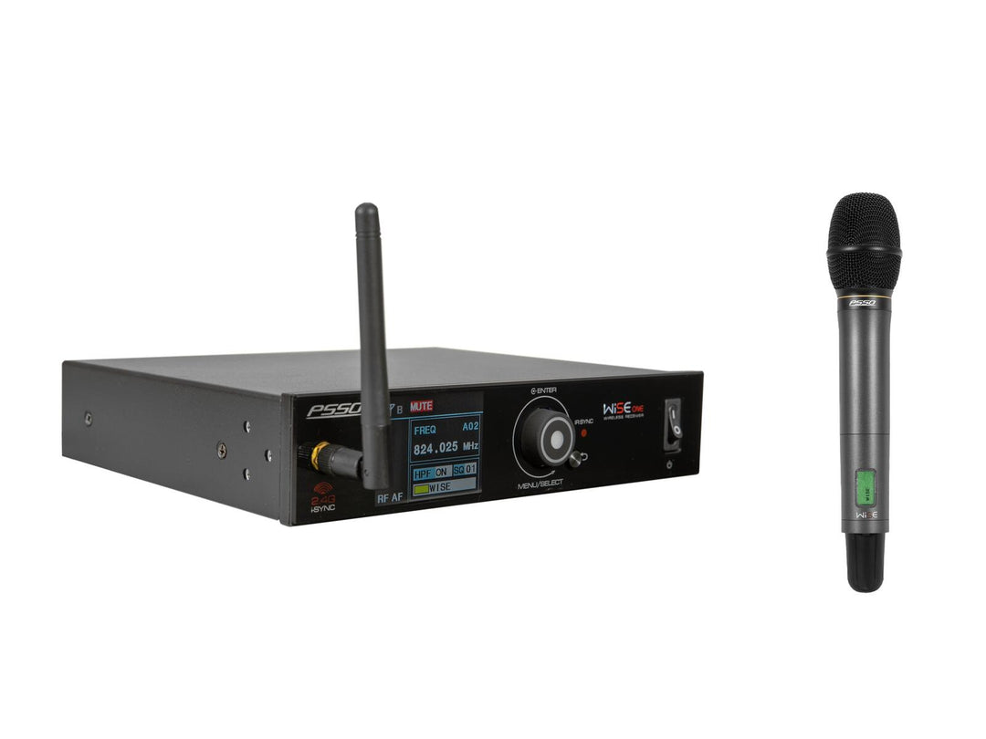 PSSO Set WISE ONE + Dyn. Microfono wireless 823-832/863-865MHz