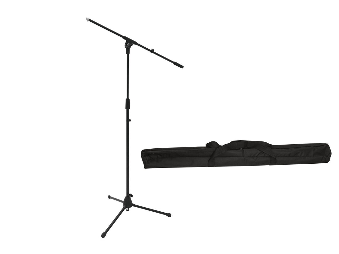 OMNITRONIC Set treppiede per microfono MS-2 con asta bk + borsa