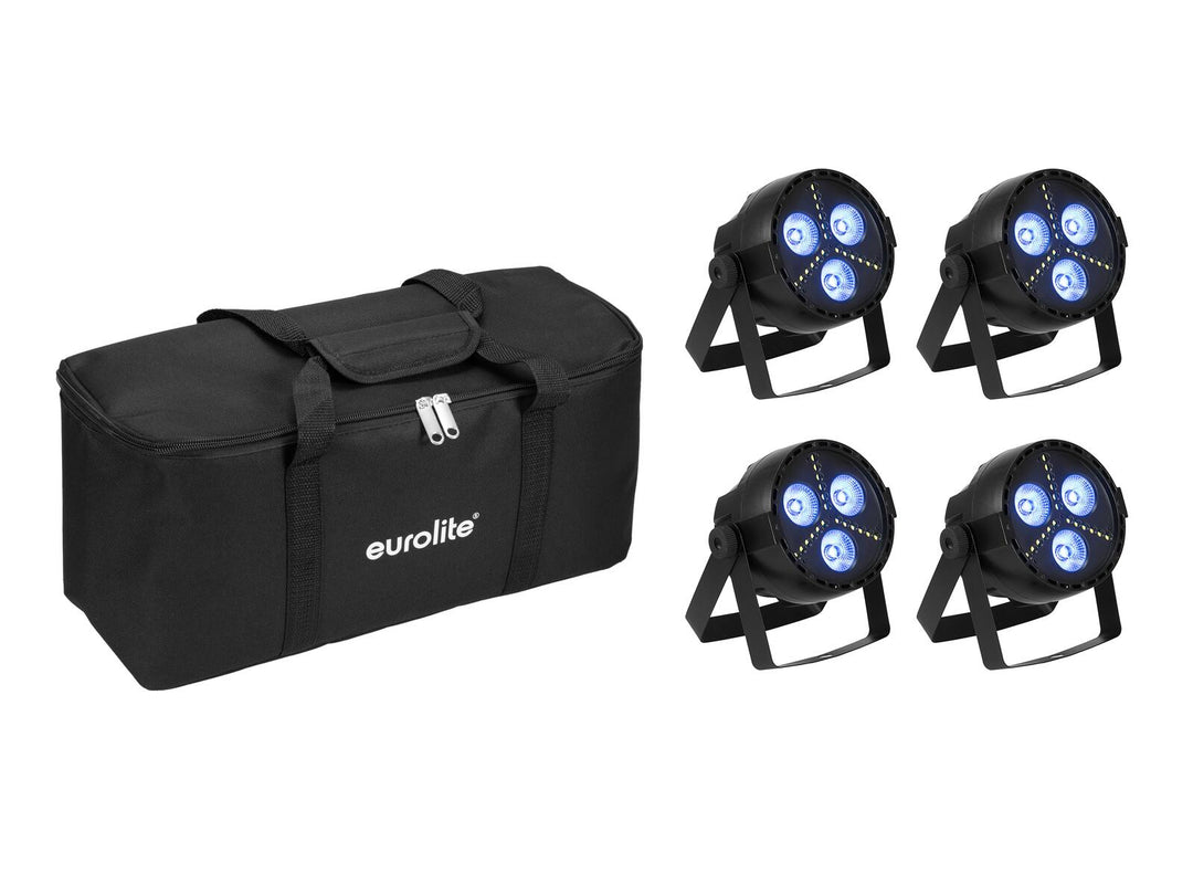 EUROLITE Set 4x LED PARty Hybrid Spot + Soft borsa