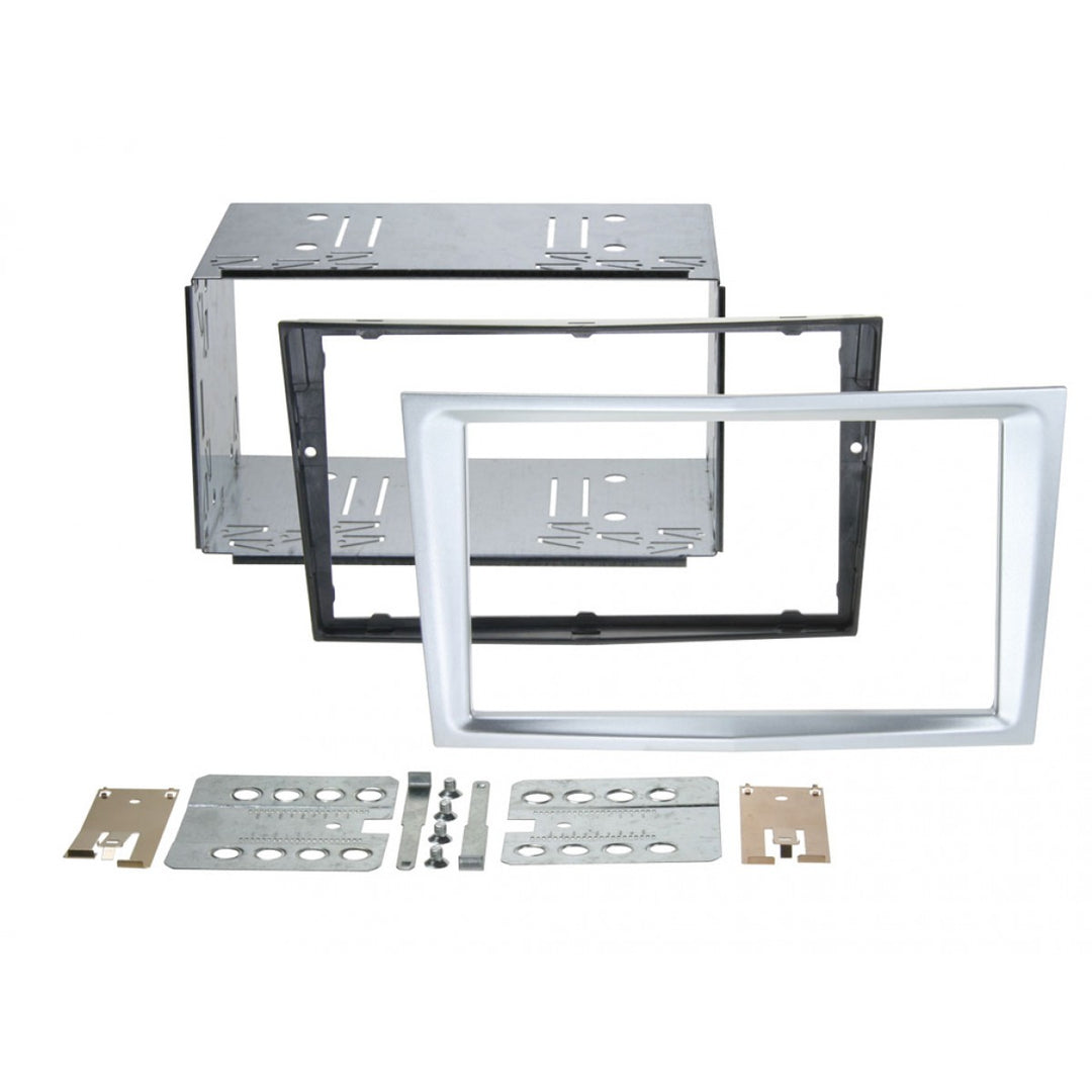 CT23VX37 Cornice 2-DIN per Opel (Argento)