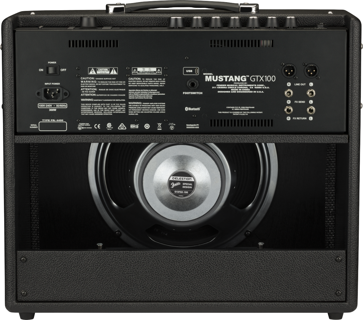 Fender Mustang GTX100 Combo Amplificatore per chitarra