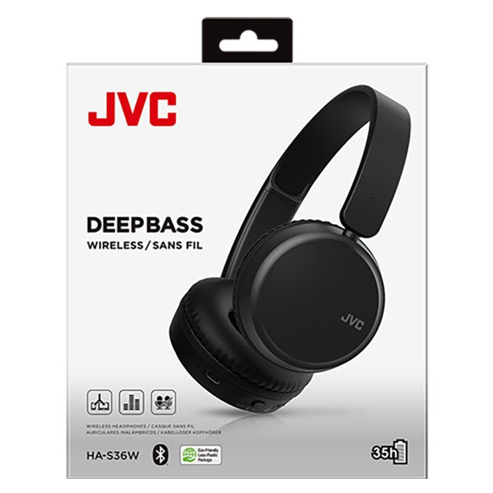 JVC HAS36WBU - Bluetooth Høretelefoner (Sort)