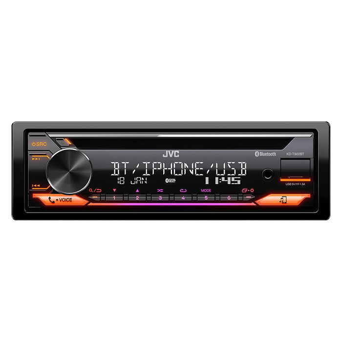 Autoradio JVC KD-T922BT con lettore CD/sintonizzatore RDS