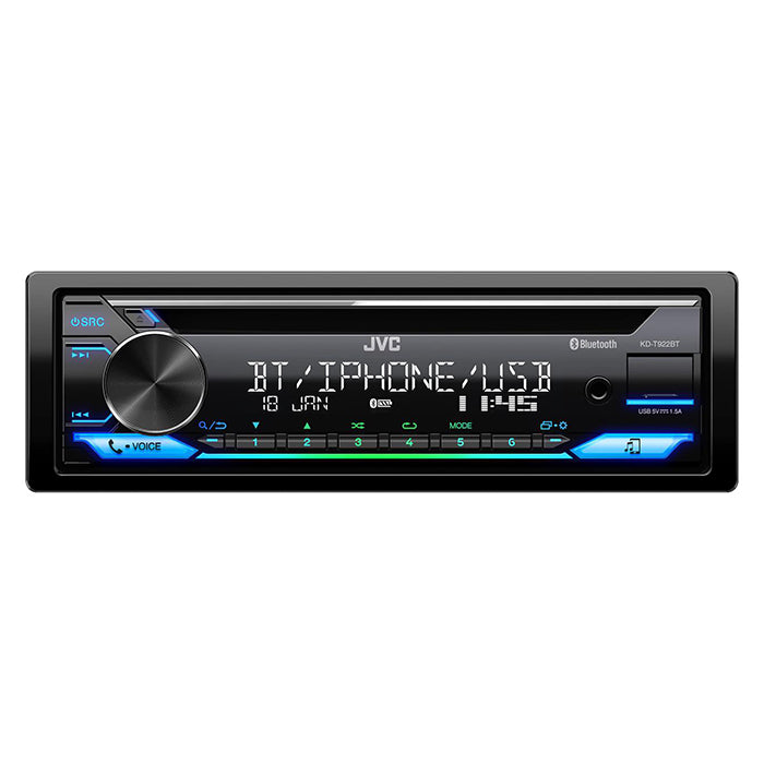 Autoradio JVC KD-T922BT con lettore CD/sintonizzatore RDS