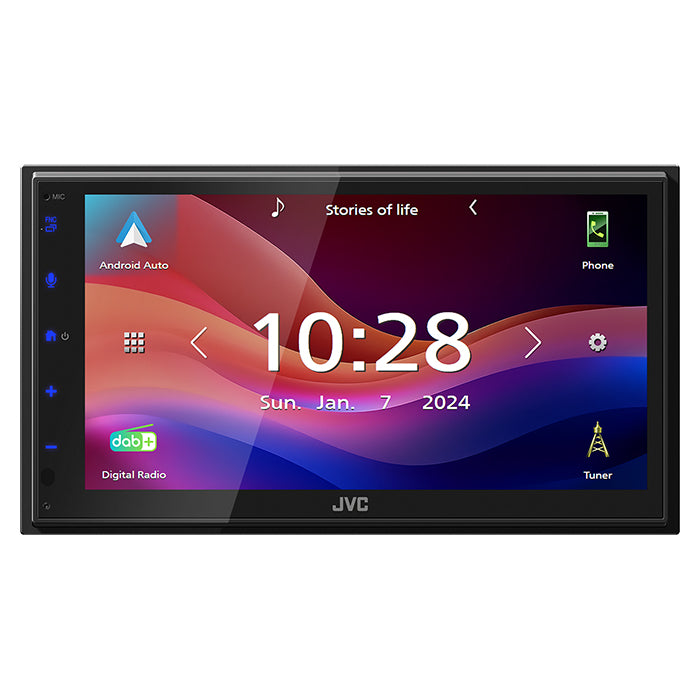 AppRadio JVC KW-M695DBW Apple Carplay e Android Auto