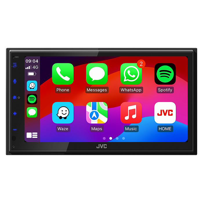 AppRadio JVC KW-M695DBW Apple Carplay e Android Auto